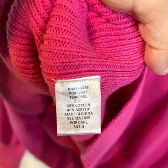 Woman’s WHITE BIRCH (black label) pink crew neck sweater. Size Small. - Picture 7 of 7